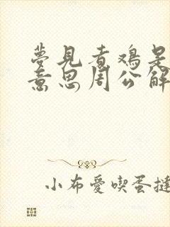 梦见煮鸡是什么意思周公解梦