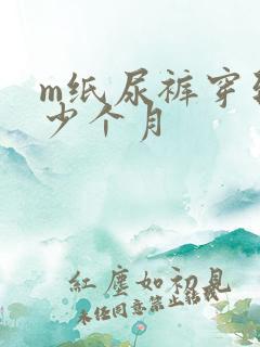 m纸尿裤穿到多少个月