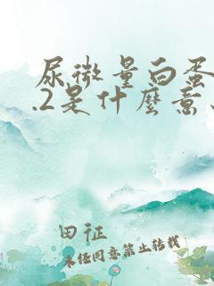 尿微量白蛋白0.2是什么意思