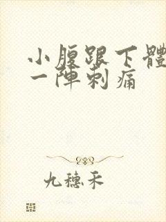 小腹跟下体一阵一阵刺痛