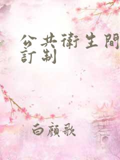 公共卫生间隔断订制