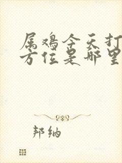 属鸡今天打牌的方位是哪里