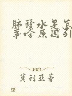 肺积水是怎么回事啥原因引起的