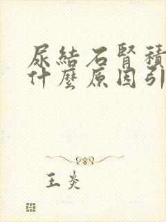 尿结石肾积水是什么原因引起的