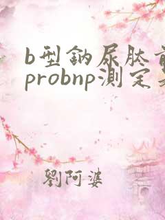 b型钠尿肽前体probnp测定是什么