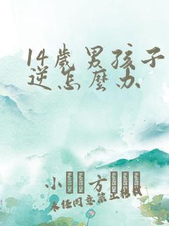 14岁男孩子叛逆怎么办