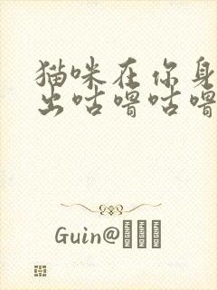 猫咪在你身边发出咕噜咕噜的声音