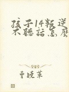 孩子14叛逆期不听话怎么办