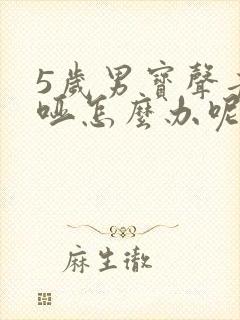 5岁男宝声音嘶哑怎么办呢