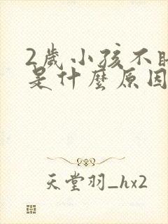 2岁小孩不睡觉是什么原因造成的