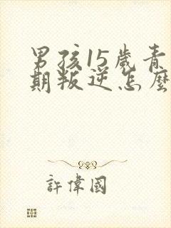 男孩15岁青春期叛逆怎么办