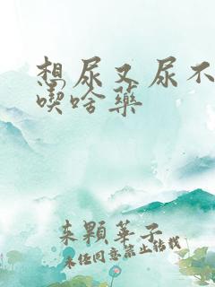 想尿又尿不出来吃啥药