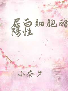 尿白细胞酯酶 阳性