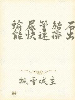 输尿管结石怎样能快速排出