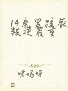 14岁男孩厌学叛逆严重