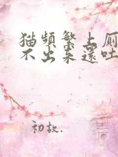 猫频繁上厕所尿不出来还吐