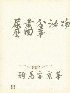 尿黄分泌物黄怎么回事