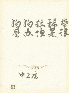 狗狗拉稀带血怎么办但是很活泼