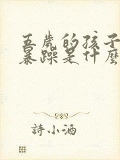 五岁的孩子脾气暴躁是什么原因