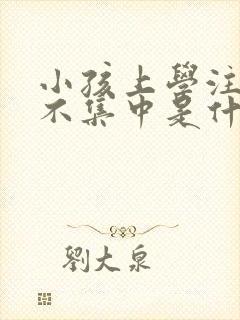 小孩上学注意力不集中是什么原因