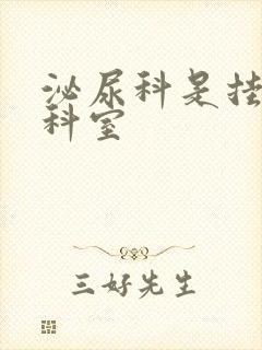 泌尿科是挂什么科室