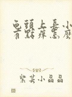 龟头上长小疙瘩有点痒怎么回事