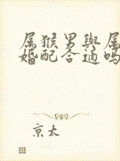 属猴男与属狗女婚配合适吗