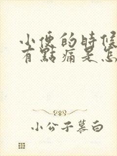 小便的时候肚子有点痛是怎么回事