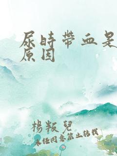 尿时带血是什么原因