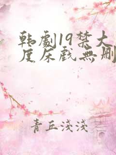 韩剧19禁大尺度床戏无删减