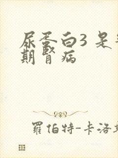 尿蛋白3 是几期肾病