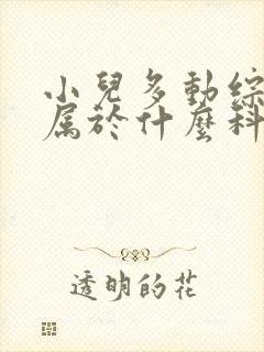 小儿多动综合征属于什么科