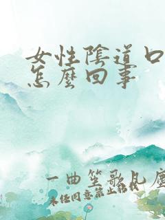 女性阴道口异味怎么回事