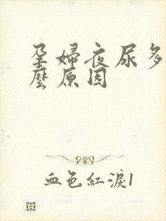 孕妇夜尿多是什么原因