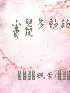 小儿多动的治疗费用