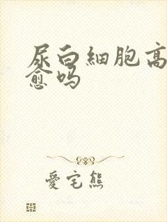 尿白细胞高能自愈吗