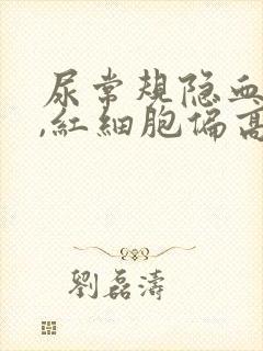 尿常规隐血2+,红细胞偏高严重吗