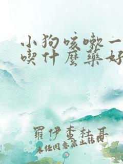 小狗咳嗽一个月吃什么药好