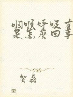 咽喉呼吸有鸣音是怎么回事