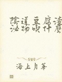 阴道豆腐渣样分泌物吃什么药