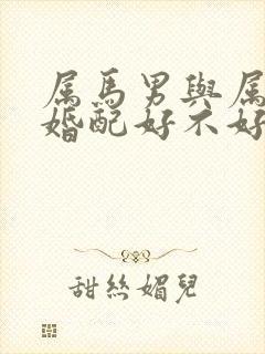 属马男与属羊女婚配好不好