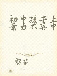 初中孩子上课注意力不集中原因