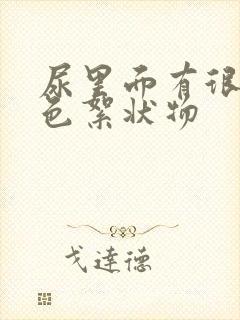 尿里面有很多白色絮状物