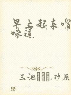 早上起来嘴里有味道