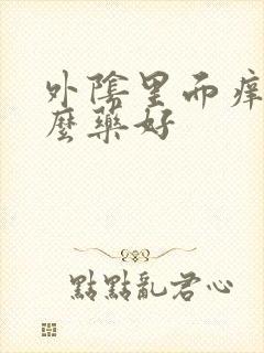 外阴里面痒用什么药好