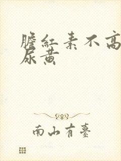 胆红素不高但是尿黄