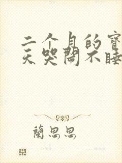 二个月的宝宝白天哭闹不睡觉咋办