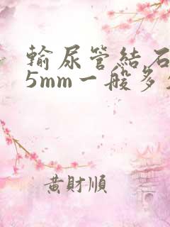 输尿管结石0.5mm一般多久能排出