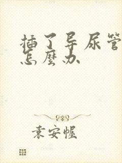 插了导尿管漏尿怎么办