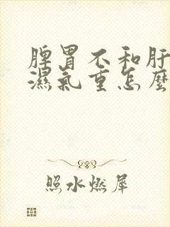 脾胃不和肝火旺湿气重怎么调理?